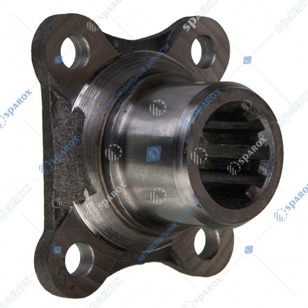 Фланец вторичного вала КПП-4 Газ-53 квадрат.