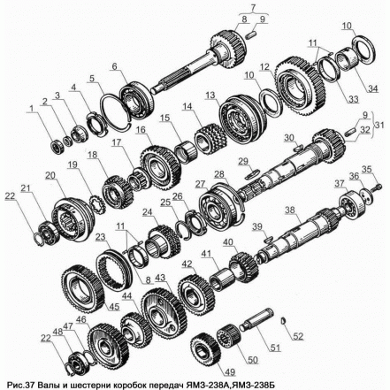 Генератор Камаз  28В 110А Евро 4, 8ручьев