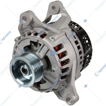 Генератор МАЗ УРАЛ с дв. ЯМЗ-236НЕ 28В 80А 6руч.