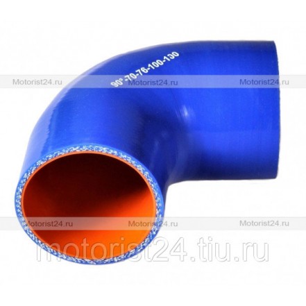 Патрубок угловой 90 с переходом 70*76 150*150