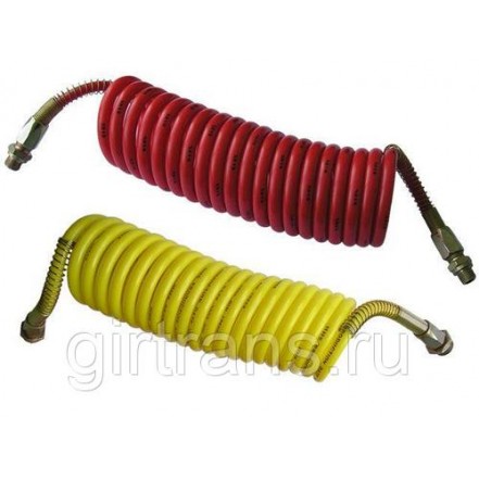 Шланг тормозной  полуприцепа красн/желтый 6,5м  М-22